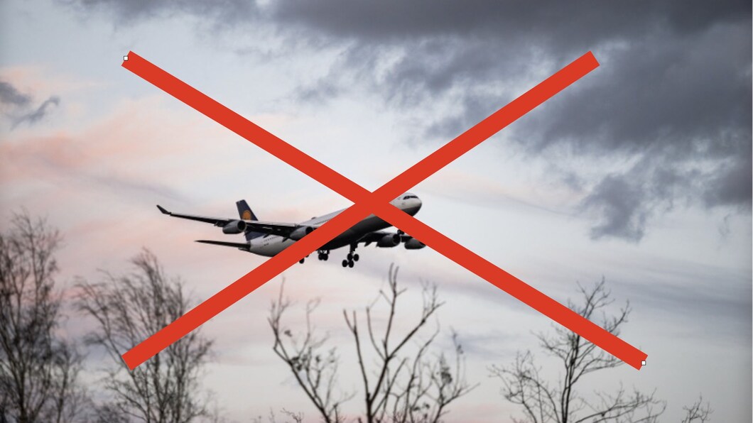 Laagvliegroute vanaf leleystad airport