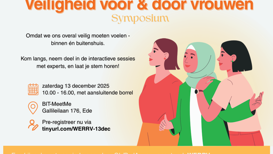 Flyer eerste symposium vrouwenbeweging WERRV-regio